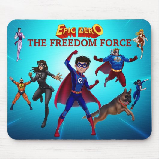 Epic Zero Freedom Force Poster Mousepad (Vorne)