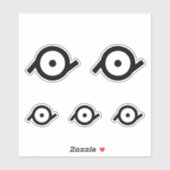 Epicene Gender Symbol Aufkleber (Blatt)