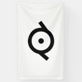 Epicene Gender-Symbol Banner (Vertikal)