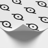 Epicene Gender-Symbol Geschenkpapier (Ecke)