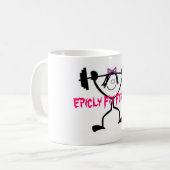 Epicly geeignete Gewichts-Anhebendame Mugs Kaffeetasse (Vorderseite Links)