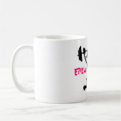 Epicly geeignete Gewichts-Anhebendame Mugs Kaffeetasse (Links)