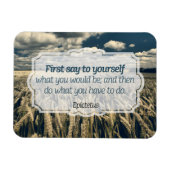 Epictetus "Do it" Flexible Inspiration Magnet (Horizontal)