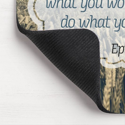 Epictetus "Do it" Inspirationsquelle Mousepad (Ecke)