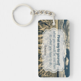 Epictetus "Do it" Inspirationsquelle Schlüsselanhänger