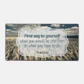 Epictetus "Do it" Inspirationsquelle Schreibtischunterlage (Vorderseite)