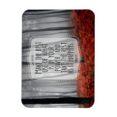 Epictetus Inspiration Zitat "Adapt" flexibel Magnet (Vertikal)