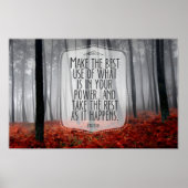 Epictetus Inspiration Zitat "Adapt" Poster (Vorne)