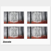 Epictetus Inspiration Zitat "Adapt" Rechteckiger Aufkleber (Blatt)