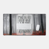 Epictetus Inspiration Zitat "Adapt" Schreibtischunterlage (Tastatur & Maus)