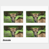 Epictetus Inspiration Zitat "Hören" Rechteckiger Aufkleber (Blatt)