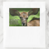 Epictetus Inspiration Zitat "Hören" Rechteckiger Aufkleber (Tasche)