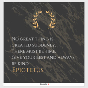 Epictetus Rezept für Gräueltaten Aufkleber