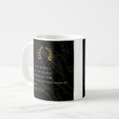 Epictetus Rezept für Gräueltaten Kaffeetasse (Vorderseite Links)