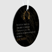 Epictetus Rezept für Gräueltaten Ornament (Vorderseite)