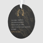 Epictetus Rezept für Gräueltaten Ornament (Vorderseite)