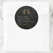 Epictetus Rezept für Gräueltaten Runder Aufkleber (Tasche)