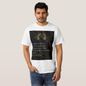 Epictetus Rezept für Gräueltaten T-Shirt (Vorne ganz)