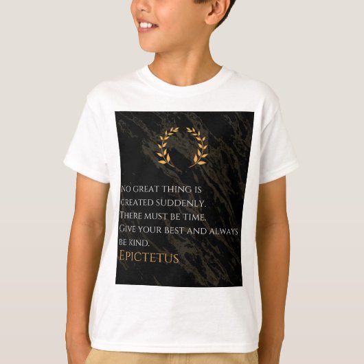Epictetus Rezept für Gräueltaten T-Shirt (Vorderseite)