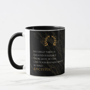 Epictetus Rezept für Gräueltaten Tasse