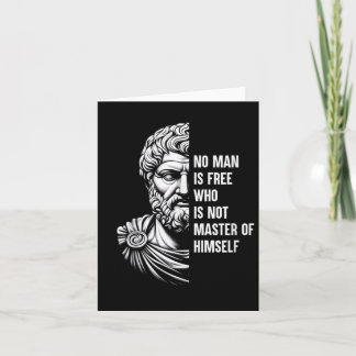 Epictetus Shirt Griechischer Philosoph Motivation Karte