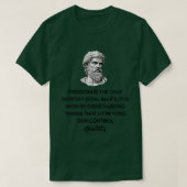 Epictetus Stoicism Quotes TShirt (Design vorne)
