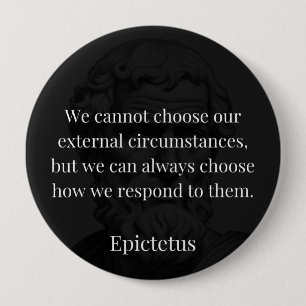 Epictetus Weisheit: Ermächtigung durch Reaktion Button