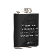 Epictetus Weisheit: Ermächtigung durch Reaktion Flachmann (Rechts)