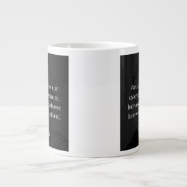 Epictetus Weisheit: Ermächtigung durch Reaktion Jumbo-Tasse
