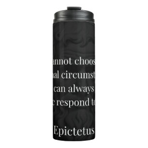 Epictetus Weisheit: Ermächtigung durch Reaktion Thermosbecher