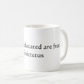 Epictetus Zitat Kaffeetasse (VorderseiteRechts)