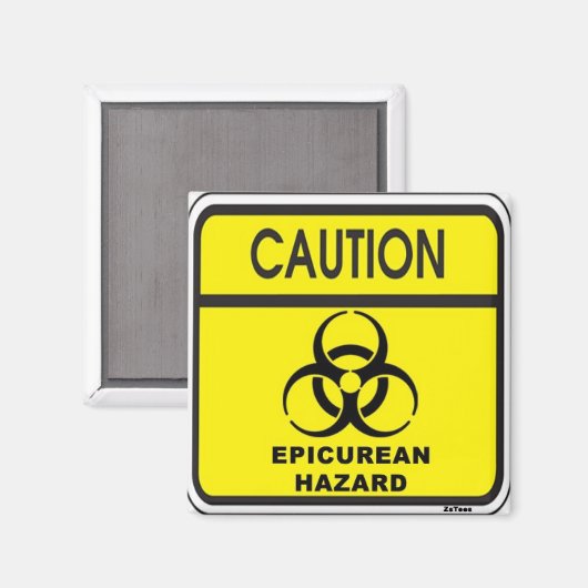 Epicurean Hazard Magnet (Vorderseite/Rückseite)