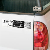 Epicurus: Familien-Freunde Freethought 2 Autoaufkleber (Auf Lkw)
