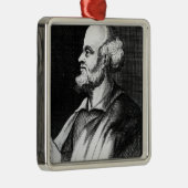 Epicurus, graviert von Johann Fredrich Schmidt Silbernes Ornament (Rechts)