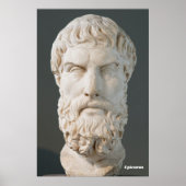 Epicurus / Griechischer Philosoph / Poster (Vorne)
