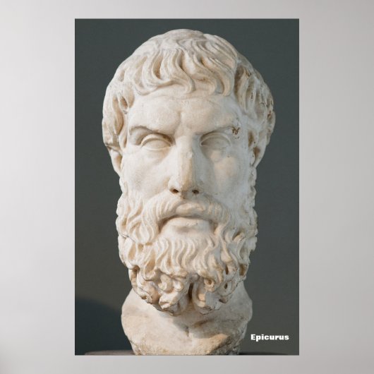 Epicurus / Griechischer Philosoph / Poster (Vorne)