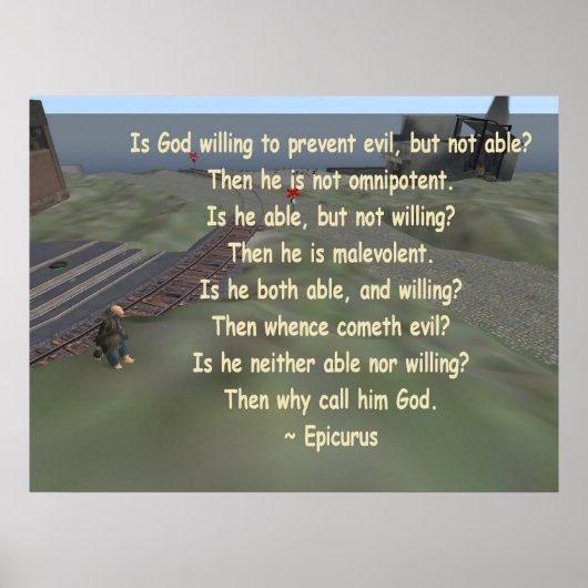 Epicurus Poster (Vorne)