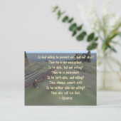 Epicurus Postkarte (Stehend Vorderseite)