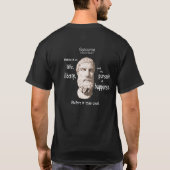 Epicurus - Streben nach Glück T-Shirt (Rückseite)