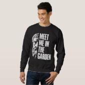 Epicurus trifft mich im Gartenhedonisten Sweatshirt (Vorne ganz)