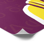 Epicurus Zitat: Fürchte Gott nicht Poster (Ecke)