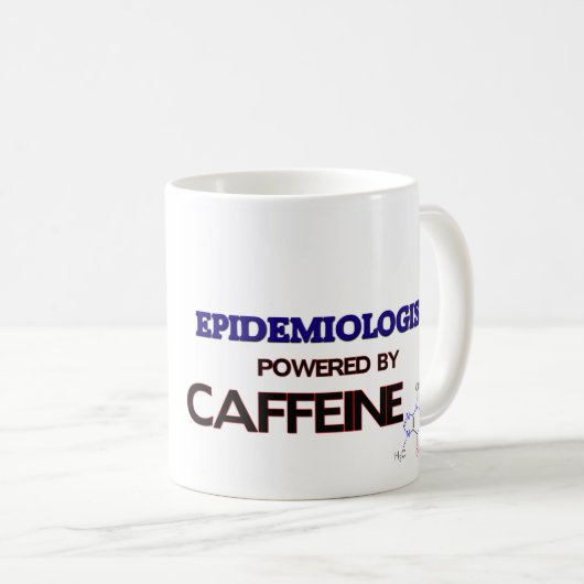 Epidemiologe angetrieben durch Koffein Kaffeetasse (VorderseiteRechts)