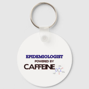 Epidemiologe angetrieben durch Koffein Schlüsselanhänger