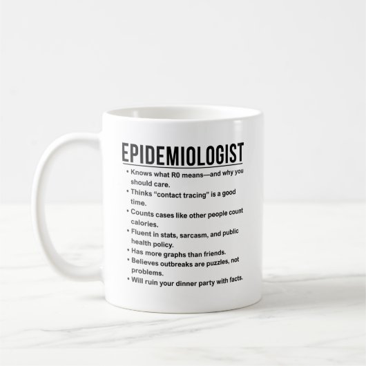 Epidemiologe Kaffeetasse (Links)