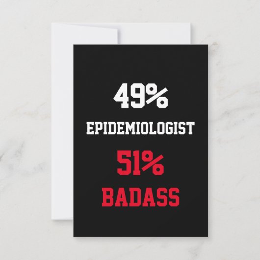 Epidemiologin Badass Card Karte (Vorderseite)