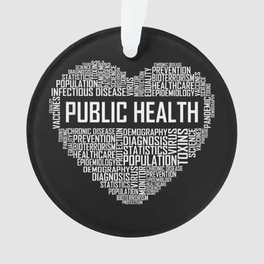 Epidemischer Mitarbeiter im Gesundheitswesen Ornament (Vorderseite)