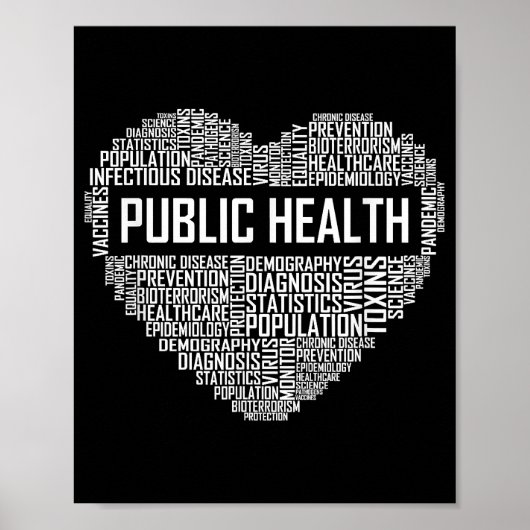 Epidemischer Mitarbeiter im Gesundheitswesen Poster (Vorne)