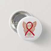 Epidermolysis Bullosa (EB) Awareness Ribbon Button (Vorne & Hinten)