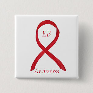 Epidermolysis Bullosa (EB) Awareness Ribbon Button