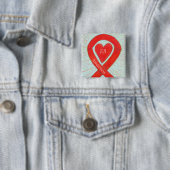 Epidermolysis Bullosa (EB) Awareness Ribbon Button (Beispiel)